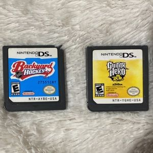 Nintendo DS Guitar Hero on Tour/ Backwards Hockey bundle